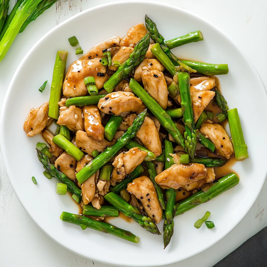 Chicken Asparagus Stir Fry