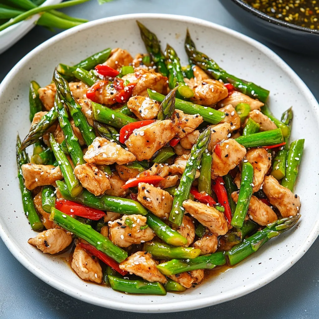 Chicken Asparagus Stir Fry
