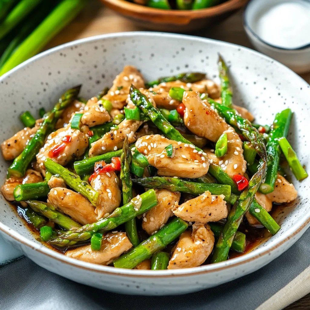 Chicken Asparagus Stir Fry