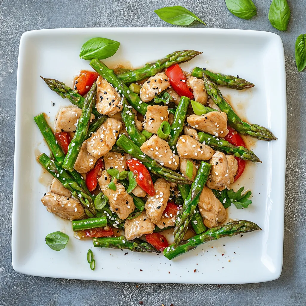 Chicken Asparagus Stir Fry