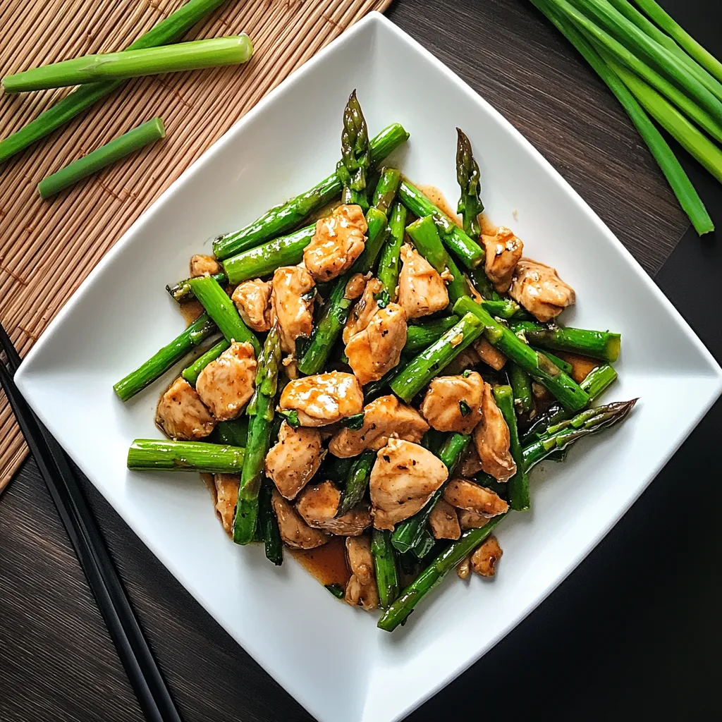Chicken Asparagus Stir Fry