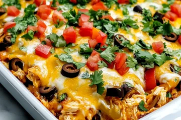 Chicken Burrito Casserole