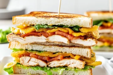 Low Carb Chicken Club Sandwich