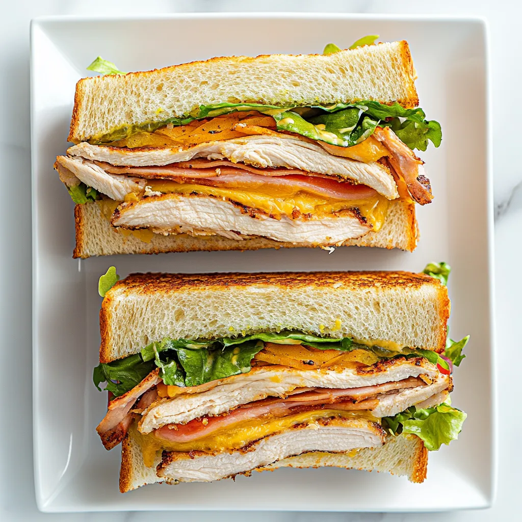 Low Carb Chicken Club Sandwich