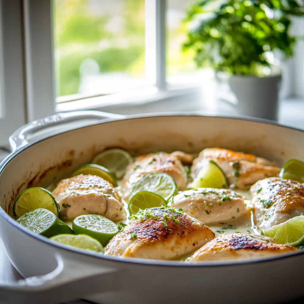 Coconut Lime Chicken Skillet
