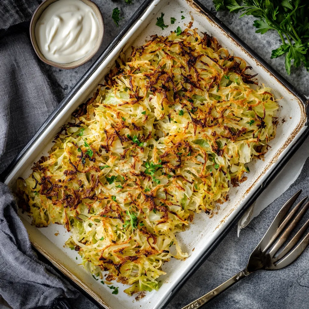 Keto Cabbage Hash Browns