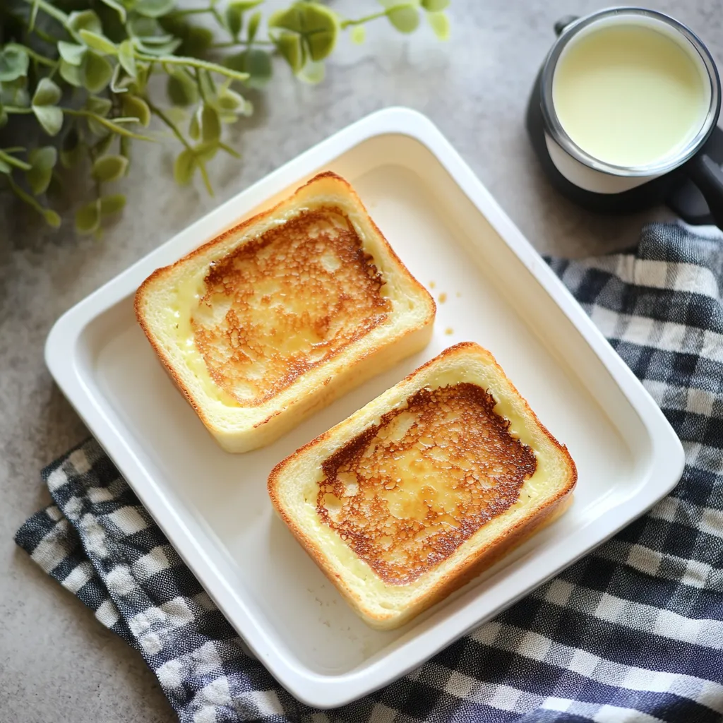 Air Fryer Yogurt Custard Toast