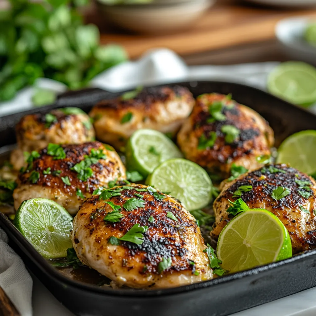 Coconut Lime Chicken Skillet