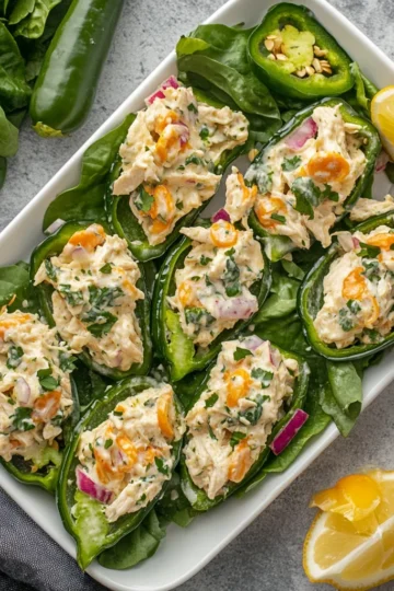 Jalapeno Popper Keto Chicken Salad