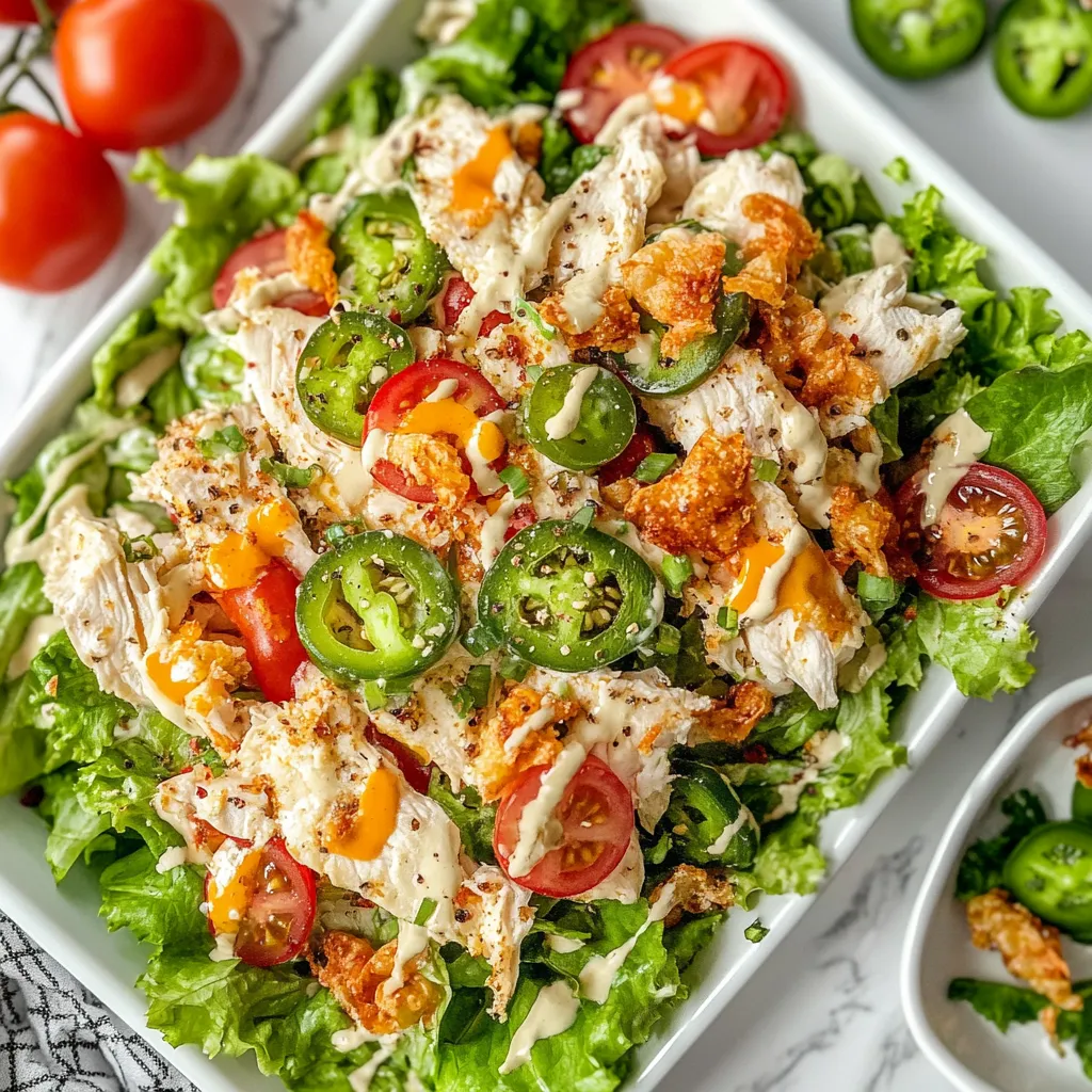 Jalapeño Popper Keto Chicken Salad