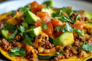 One-Pan Taco Zucchini Skillet