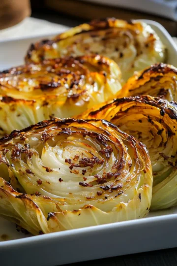 Oven Roasted Cabbage
