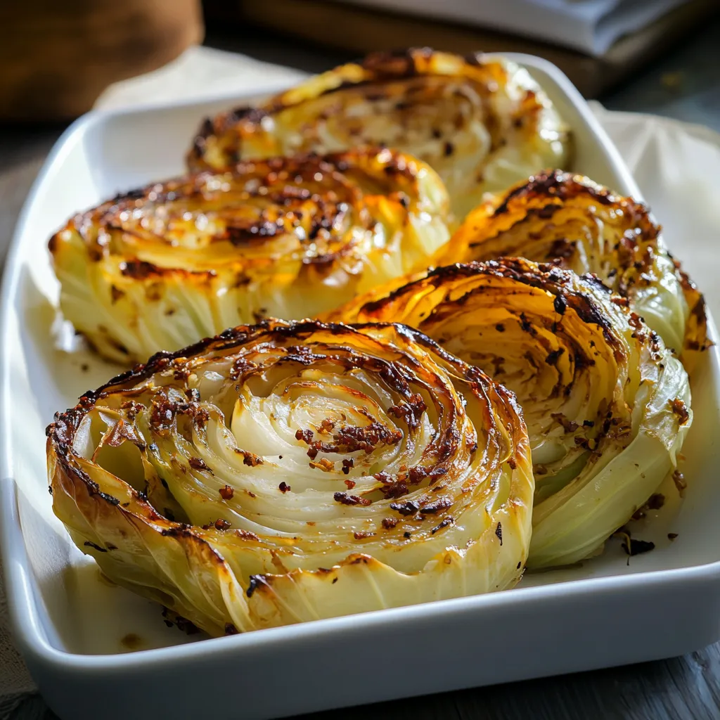 Oven Roasted Cabbage Steaks Recipe