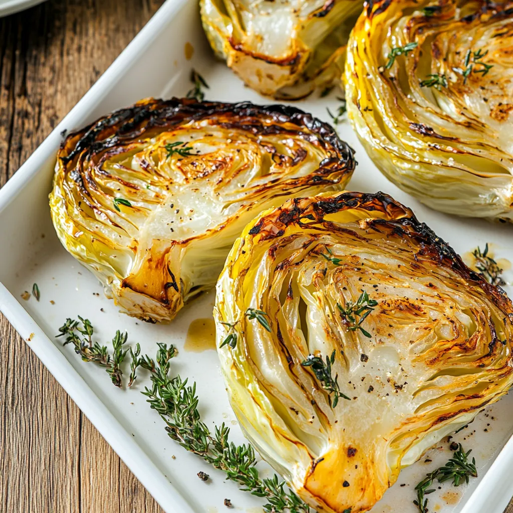 Oven Roasted Cabbage Steaks Recipe