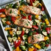 Sheet Pan Miso Salmon and Vegetables