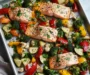 Easy Sheet Pan Miso Salmon and Vegetables for Dinner