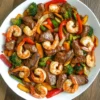 High-Protein Steak and Shrimp Stir-Fry