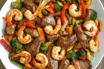High-Protein Steak and Shrimp Stir-Fry