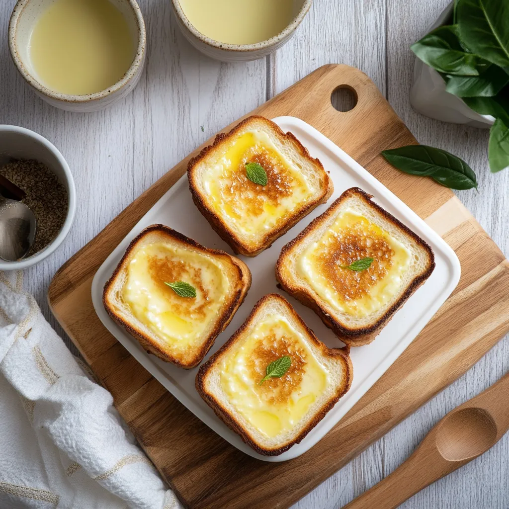 Air Fryer Yogurt Custard Toast