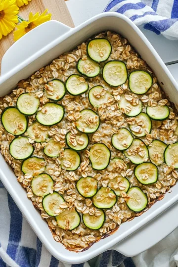 Zucchini Baked Oatmeal