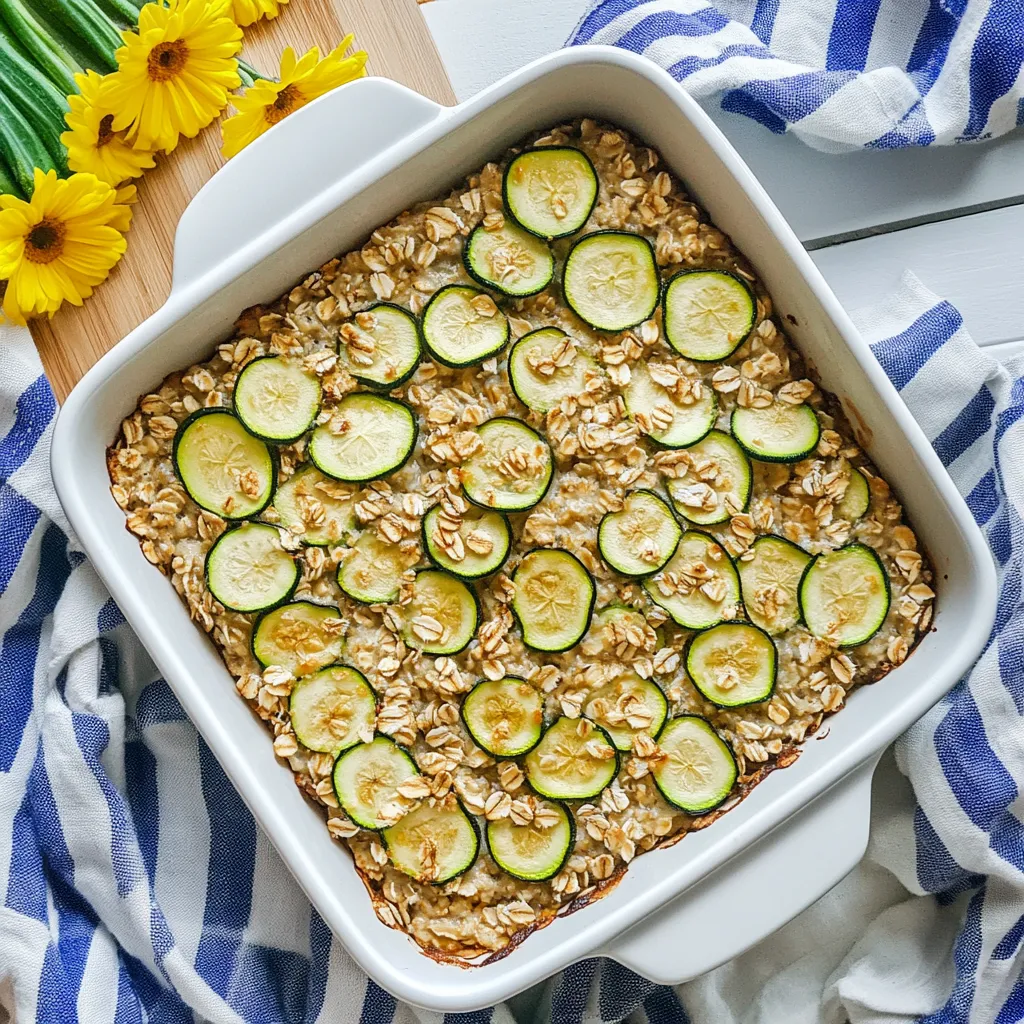 Zucchini Baked Oatmeal