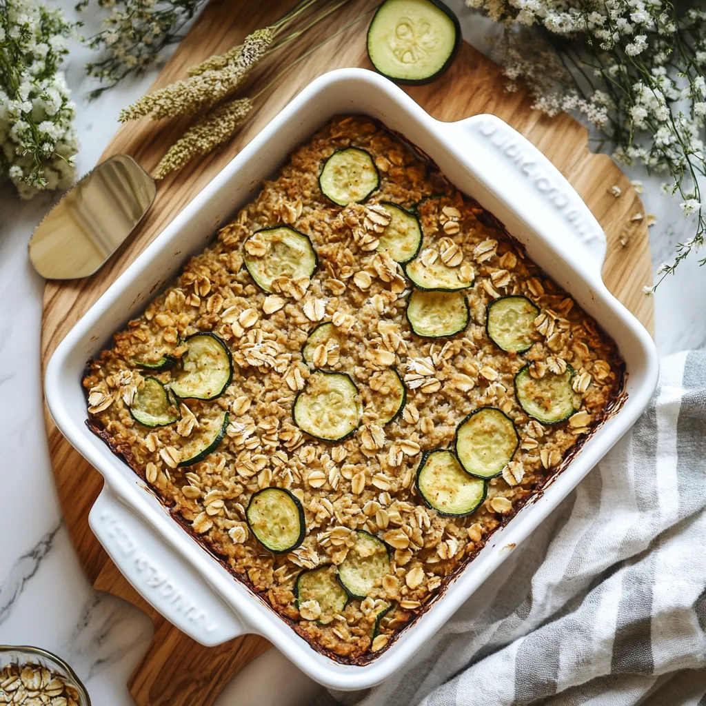Zucchini Baked Oatmeal