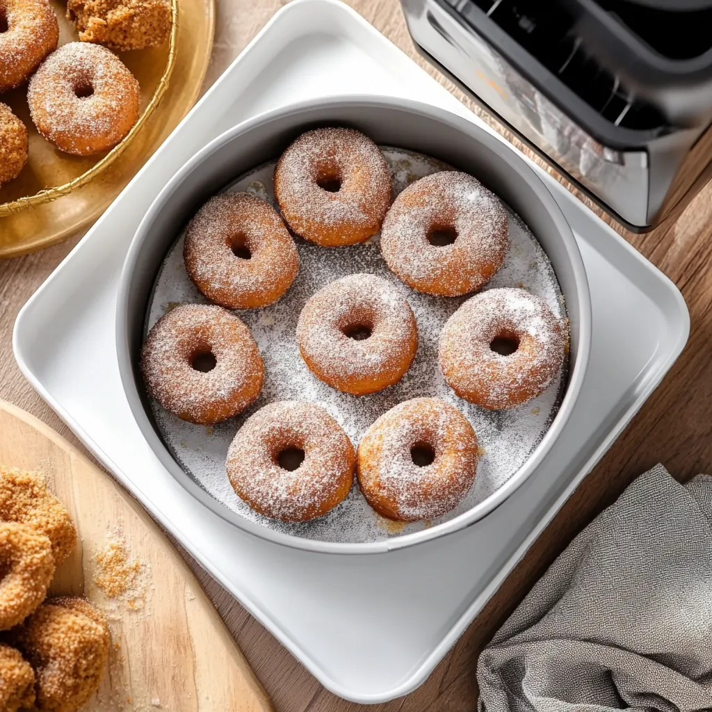 Air Fryer Cinnamon Sugar Donut Holes Recipe