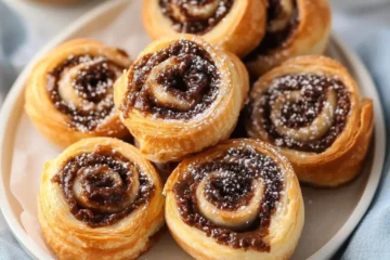 Air Fryer Nutella Pastry Rolls