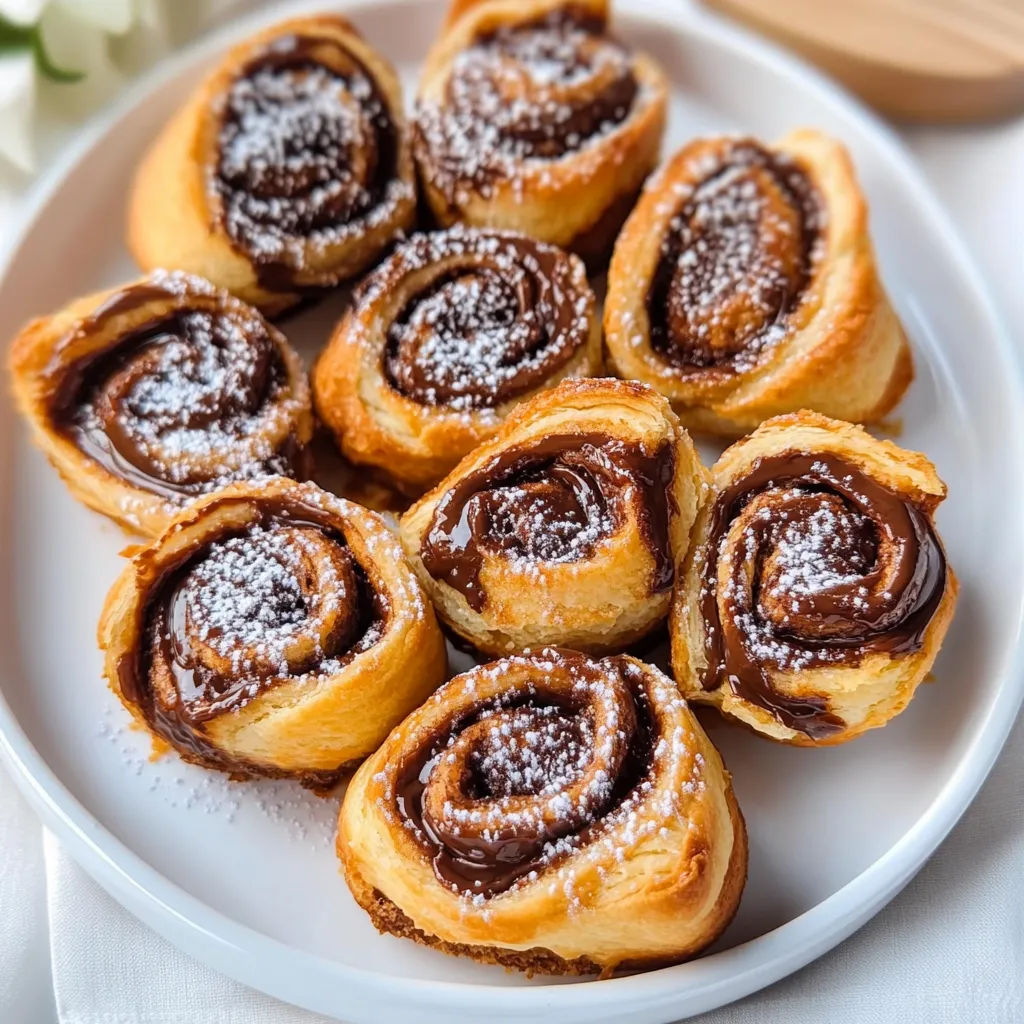 Air Fryer Nutella Puff Pastry Bites