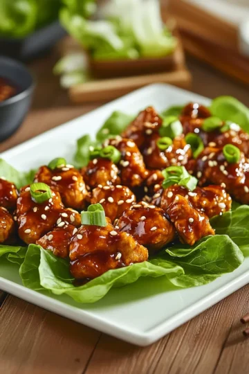 Asian Chicken Lettuce Wraps Crockpot
