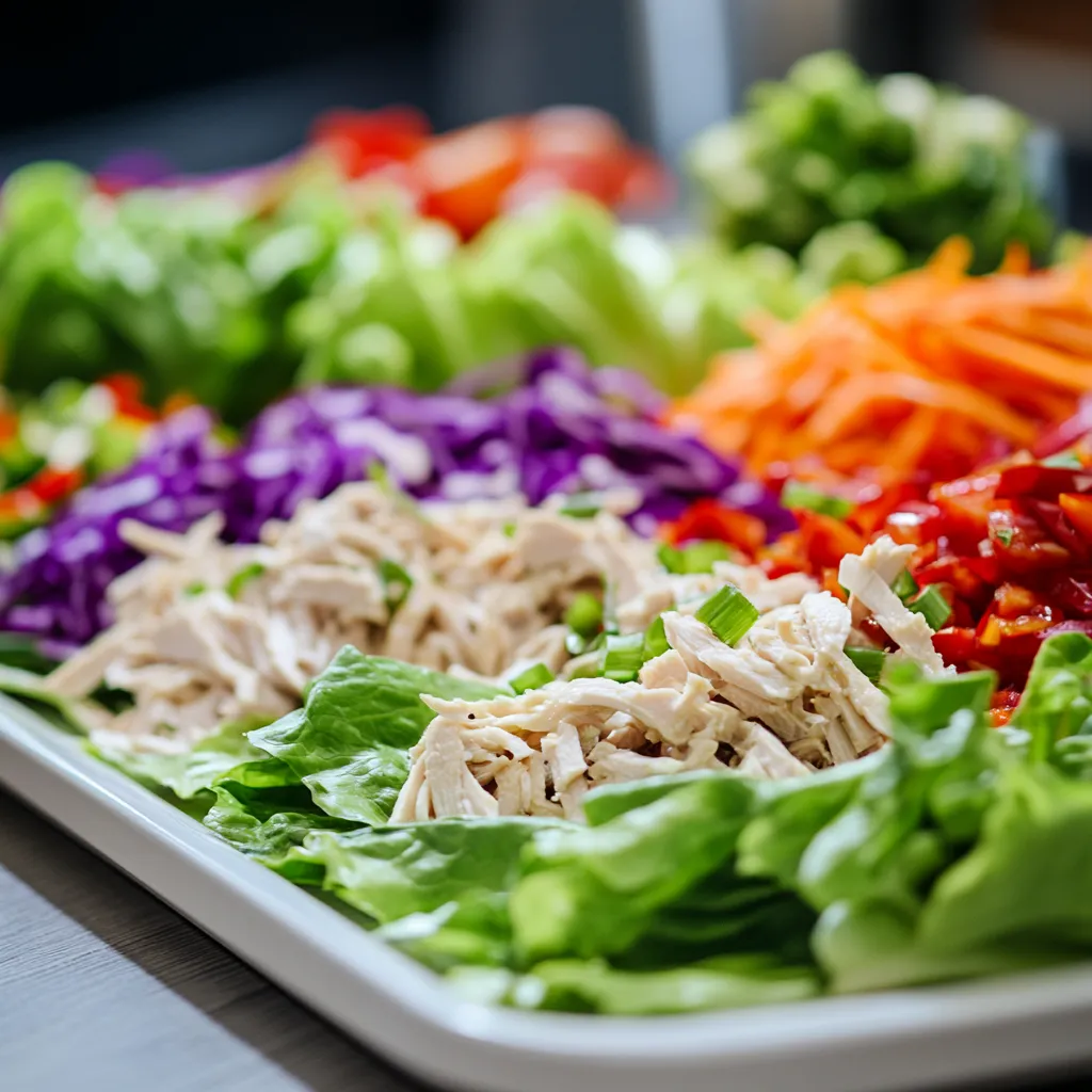 Asian Chicken Lettuce Wraps Paleo