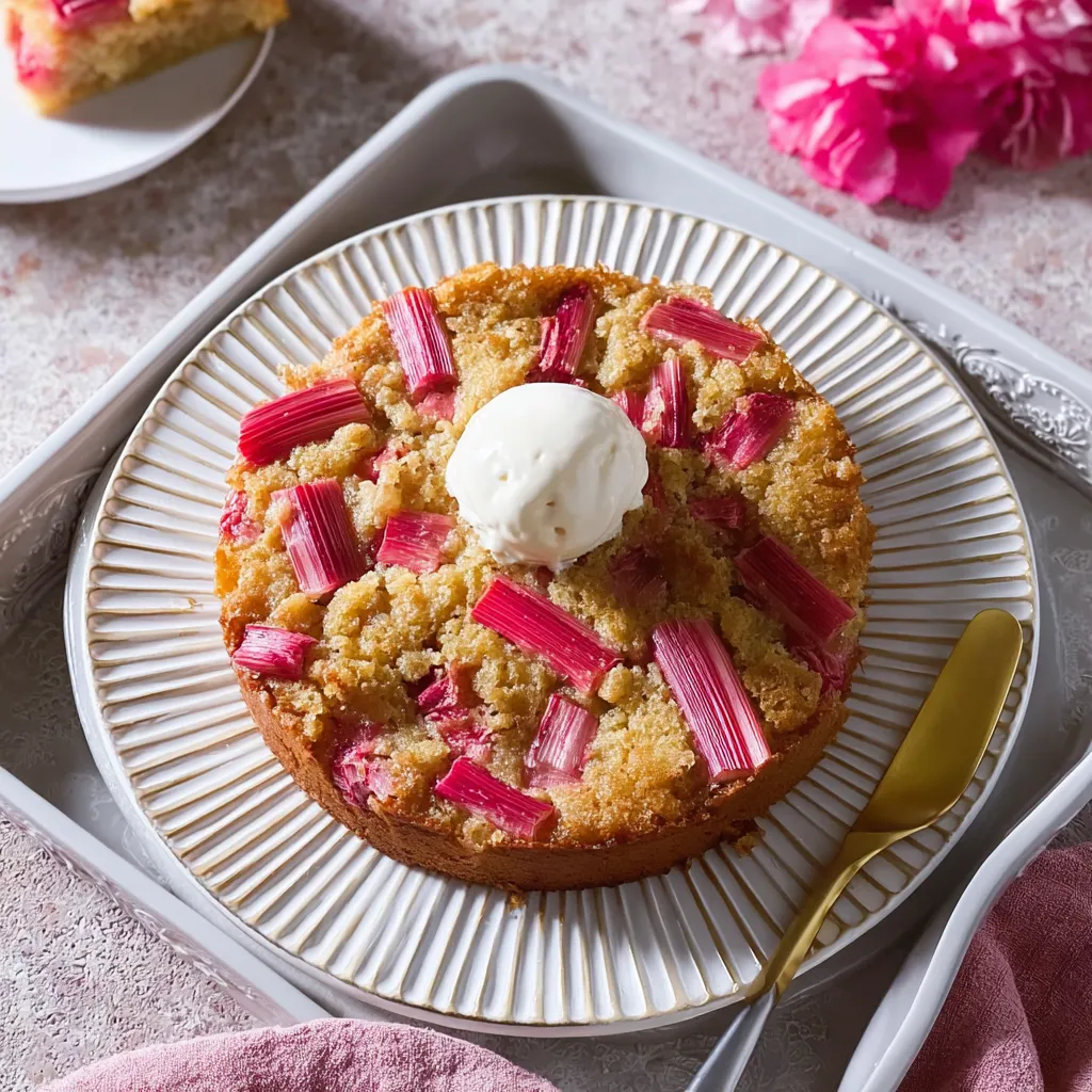 Best Oma’s Rhubarb Cake Recipe