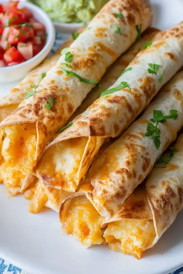 Cheesy Potato Taquitos Air Fryer