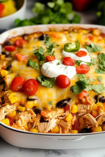 Chicken Burrito Casserole Easy Recipes