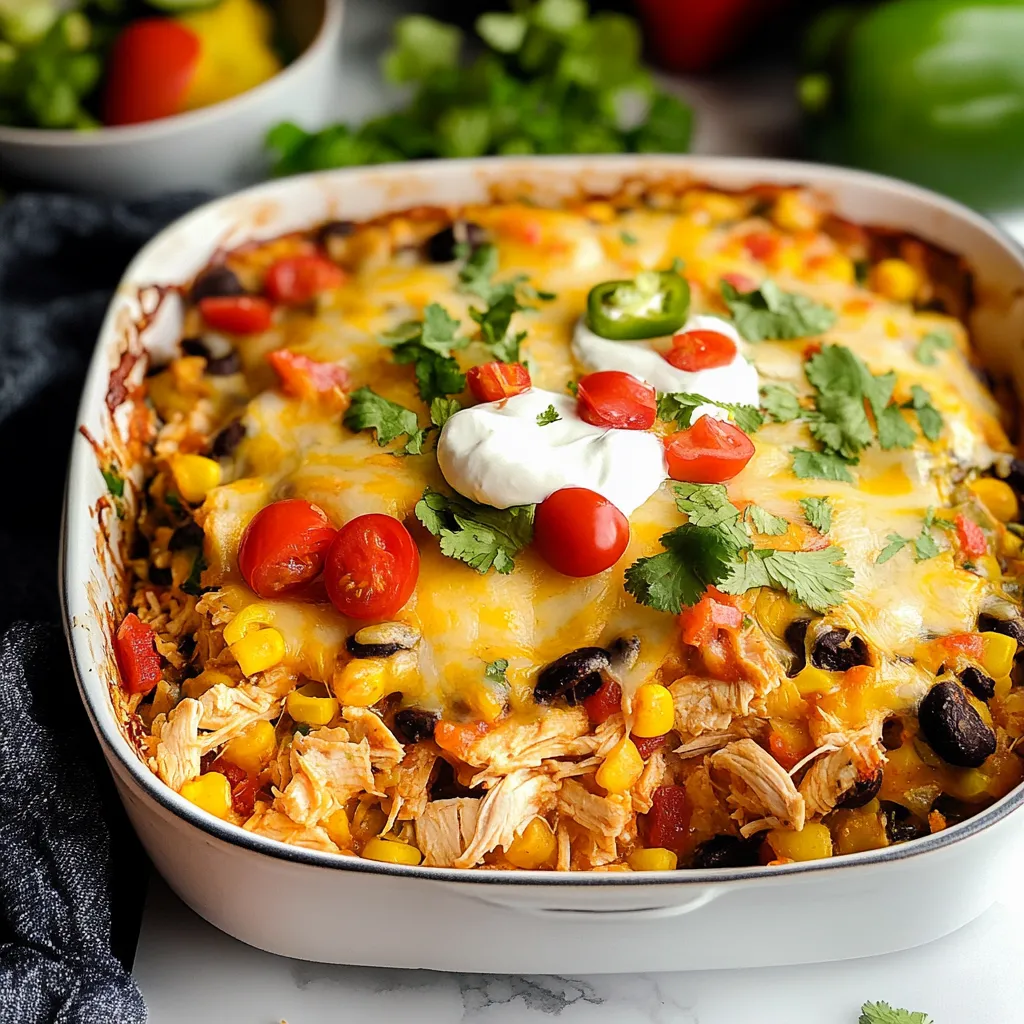 Chicken Burrito Casserole Easy Recipes