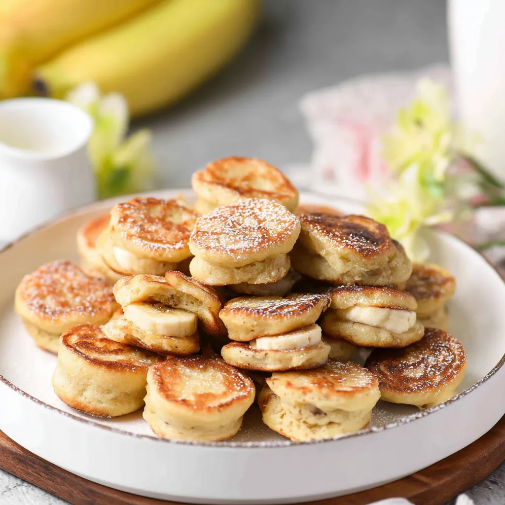 Easy Banana Pancake Bites for Baby