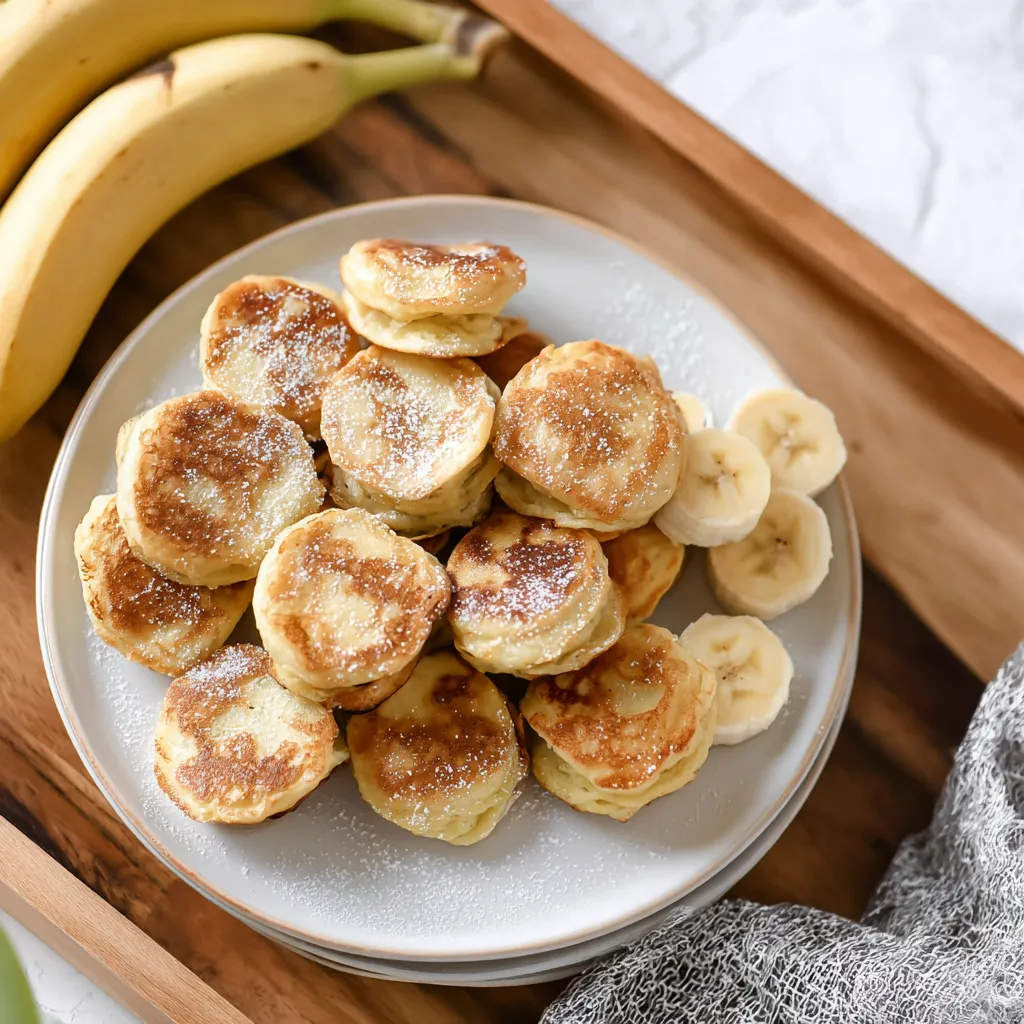 Easy Banana Pancake Bites