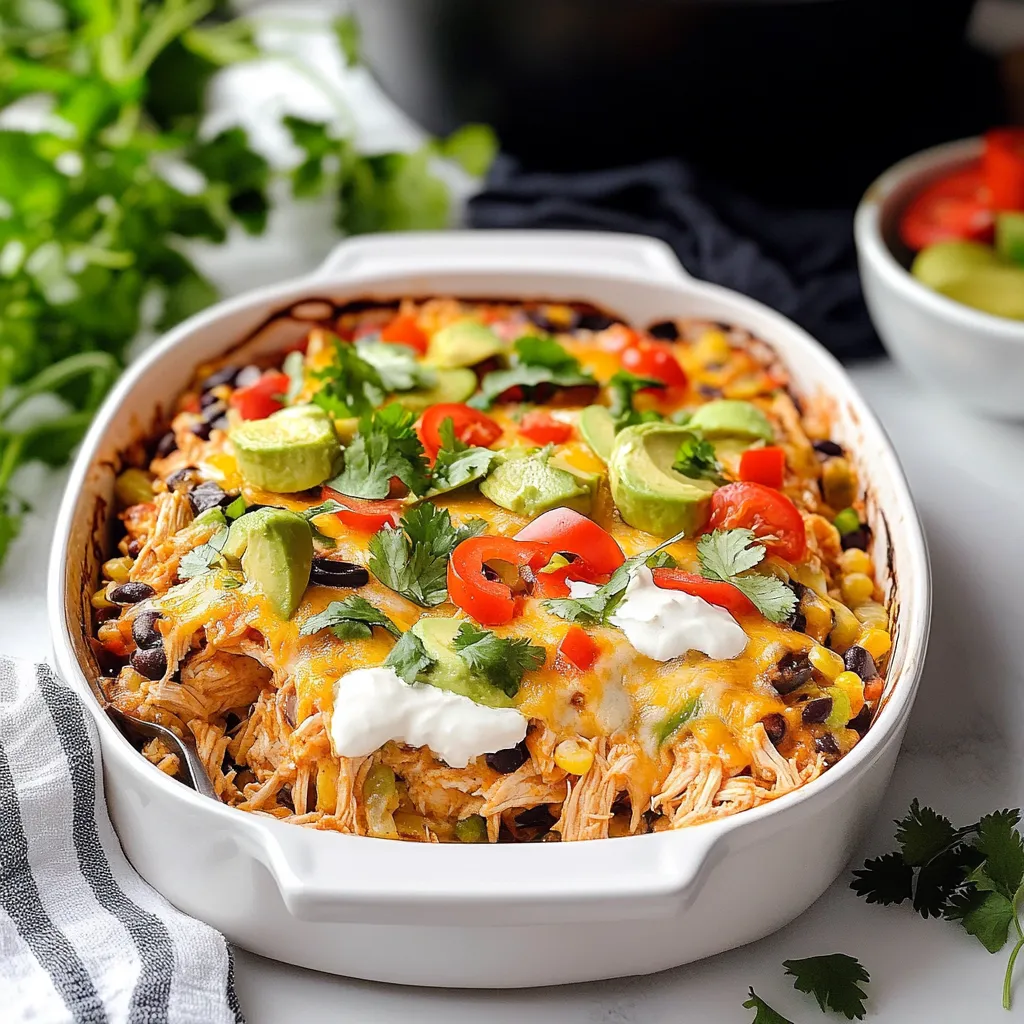 Easy Family Recipes Chicken Burrito Casserole
