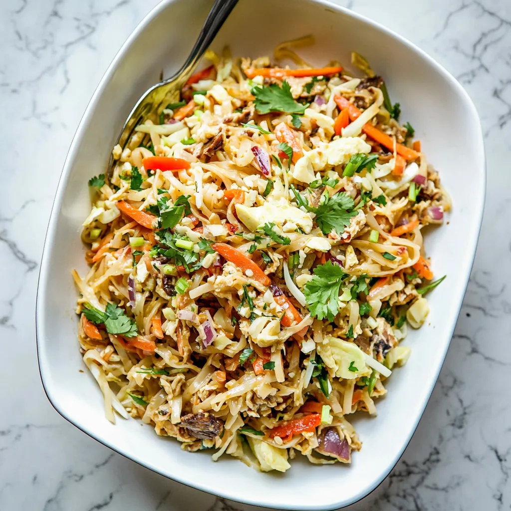 Easy Keto Pad Thai Recipe Zoodles