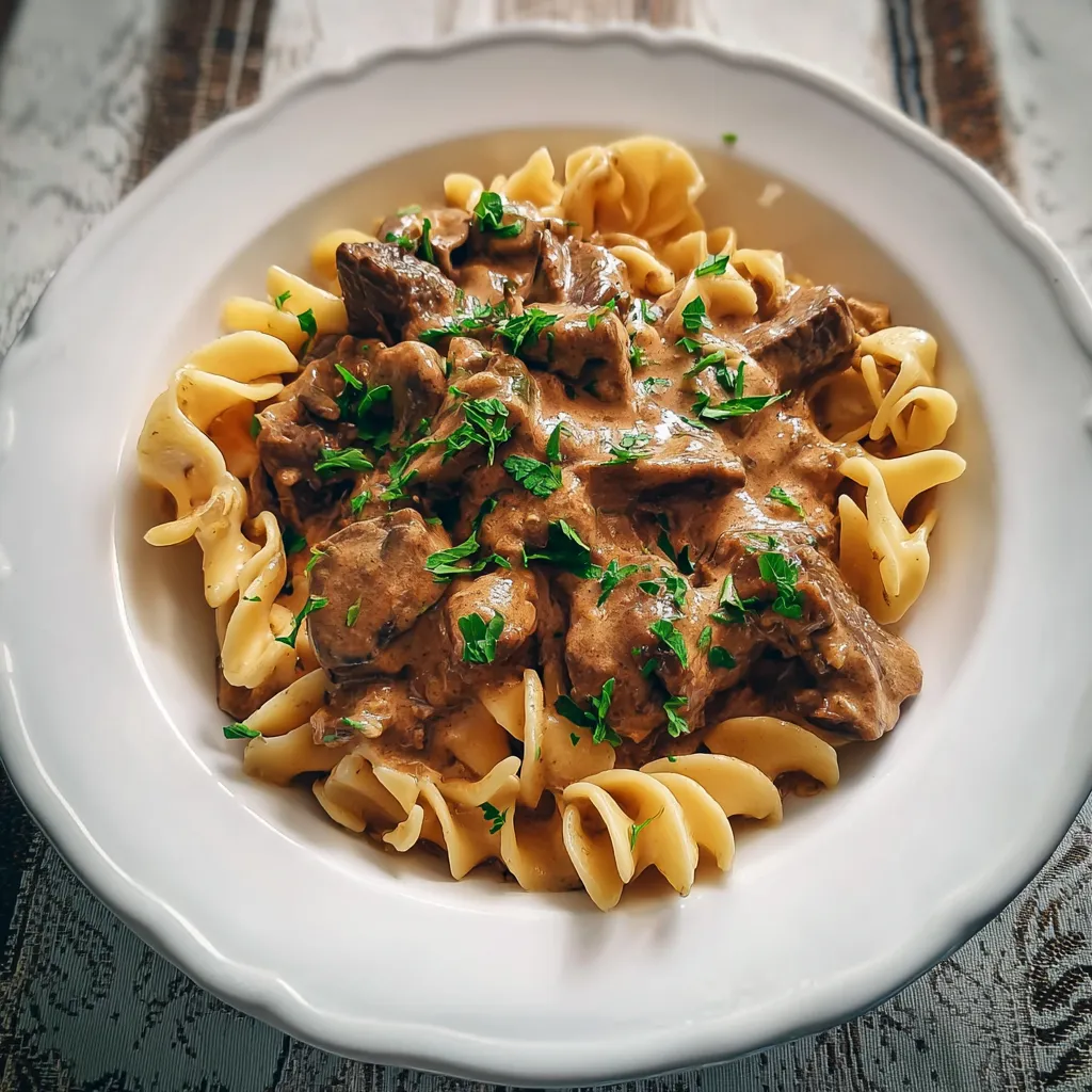 Healthy Ground Beef Stroganoff Easy Recipes