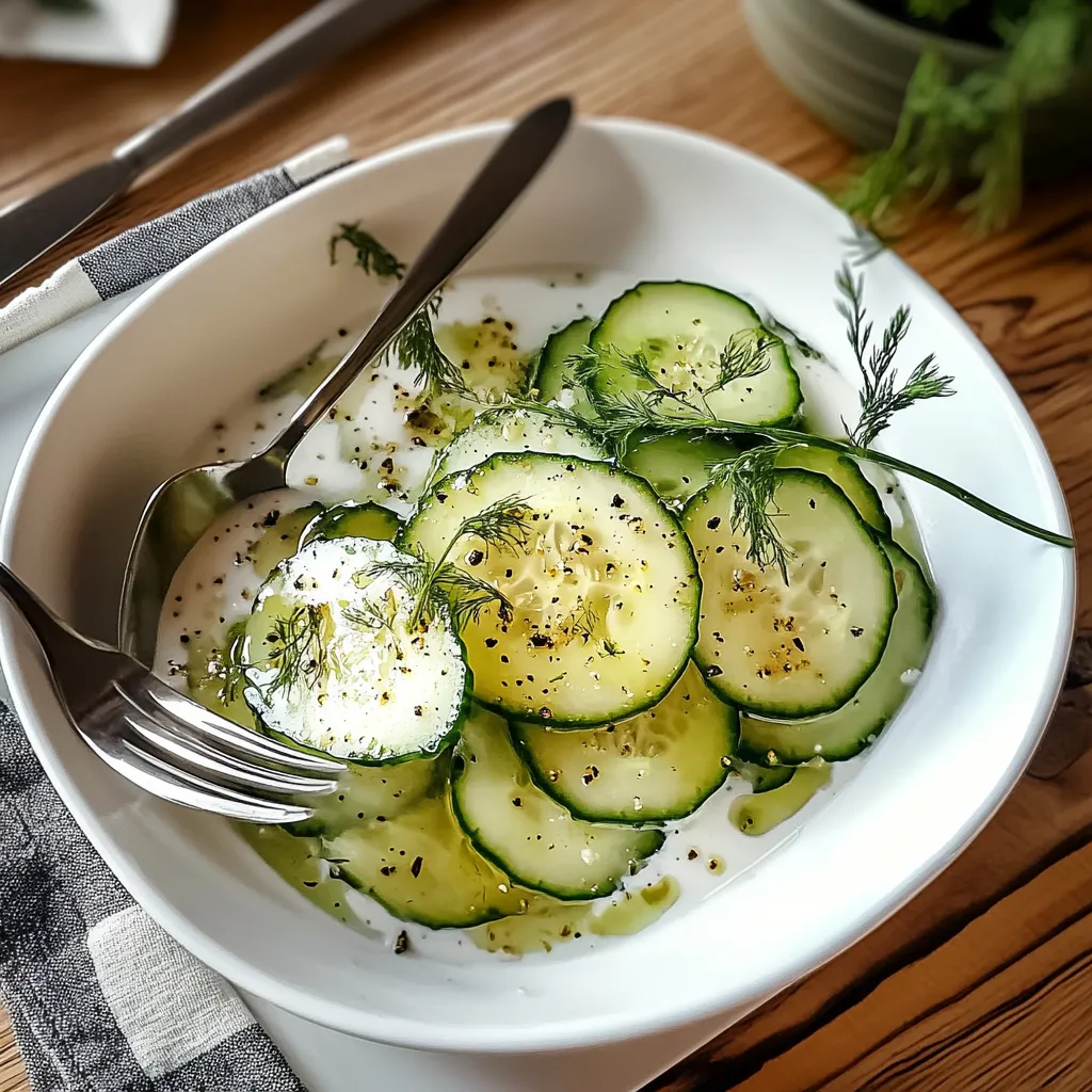 Keto Cucumber Salad Low Carb