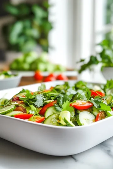 Keto Cucumber Salad Vinegar