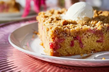 Oma’s Rhubarb Cake Recipe Easy