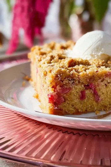 Oma’s Rhubarb Cake Recipe Easy