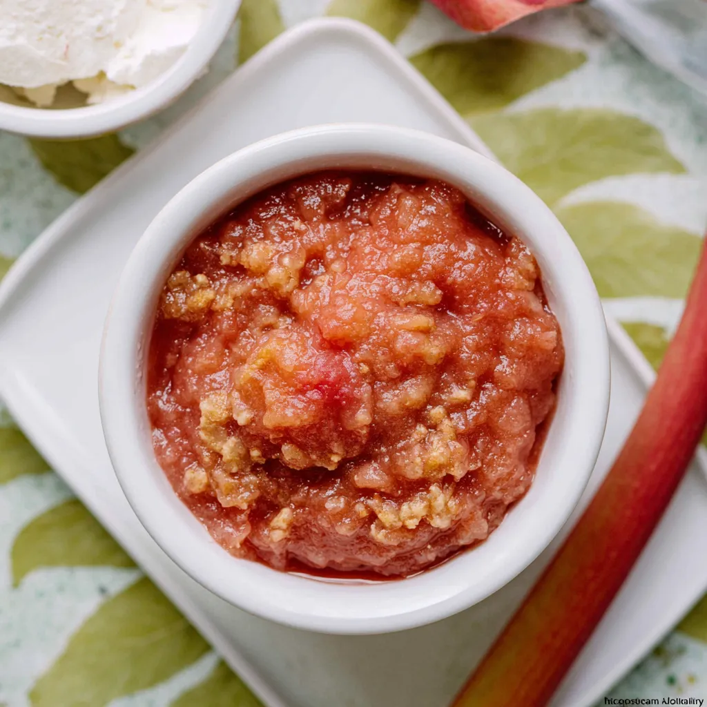 Simple Rhubarb Butter Recipe