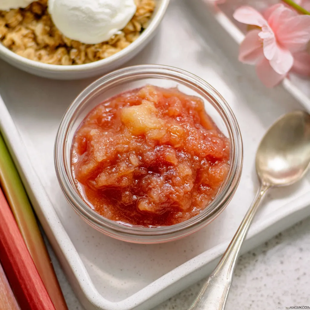 Simple Rhubarb Butter