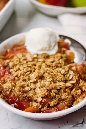 Strawberry Rhubarb Crisp Easy