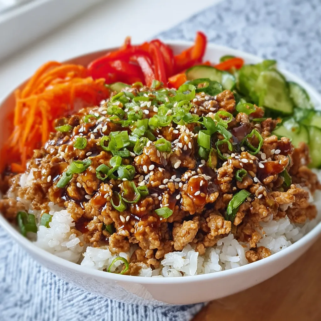 Teriyaki Ground Turkey Bowl
