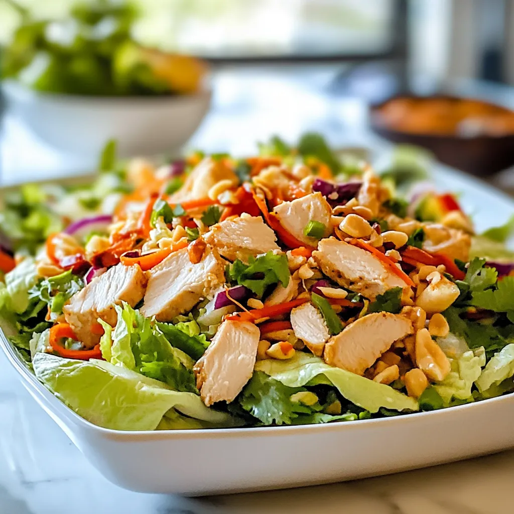 Thai Chicken Salad With Noodles