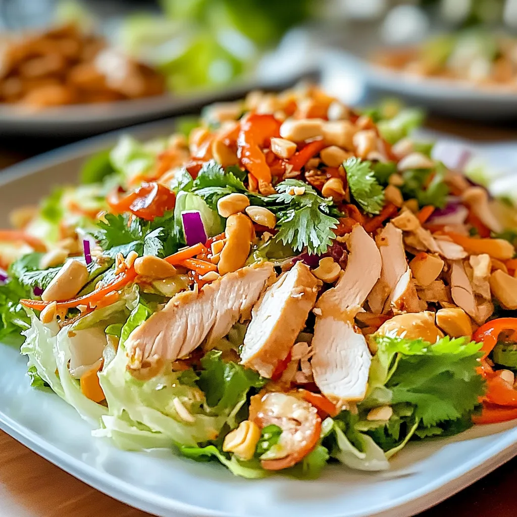 Thai Chicken Salad Wraps